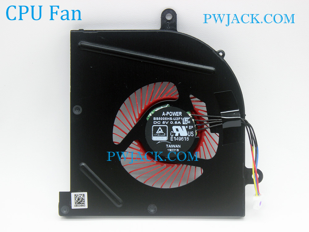 (image for) CPU GPU Fan Assembly for MSI GS63 GS63VR WS63 WS63VR 6RF 7RD 7RE 7RF 7RG 7RK 7RL MS-16K2 MS-16K3 MS-16K4